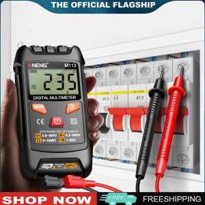 [ZENLEA6]แรงดันไฟฟ้ามัลติมิเตอร์มินิดิจิตอลแรงดันไฟฟ้าโอห์มมัลติทดสอบ 1999Counts ความต้านทานแรงดันไฟฟ้ามอเตอร์อัตโนมัติตั้งแต่ไฟฟ้า