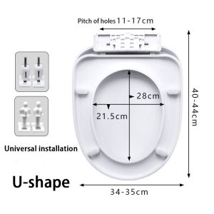Toilet Seat Cover U/V/O Type Standard Size High Quality Bathroom Toilet Seats Sit Cover Toilet Cover Toilet Bowl Cover