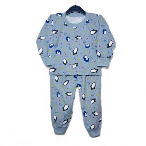 BOBOBAM BAJU TIDUR BAYI LUCU PIYAMA COWO SETELAN PAJAMA LAKI LAKI TRENDY HEWAN DINO