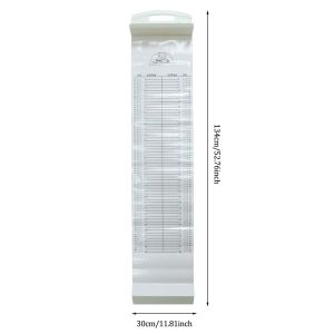 1M Baby Height Measuring Mat Portable Height Infantometer Foldable Baby Body Length Measuring Ruler