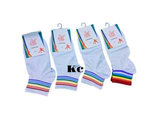 KAOS KAKI SPORT PENDEK/ KAOS KAKI O L SCHOOL GARIS PELAGI PRIA DAN WANITA