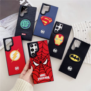 3D Silicone Superman Lightning Batman Hulk Cartoon phone case For Samsung S25 S24 S23 S22 S21 Ultra