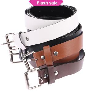 SHENHAO2🎀 1 cái 100cm da vành đai thời trang thắt lưng Thắt lưng kim loại khóa thắt lưng quần trang trí vành đai quần áo phụ kiện