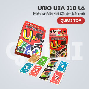 Bộ Bài UNO Mini/UNO UIA 110 Lá/UNO FLIP 112 Lá – Bài Uno Chuẩn Lá Dày Đẹp Hướng Dẫn Tiếng Việt