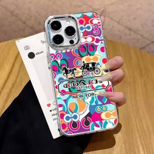 C--s Cherries Phone Case For IPhone 17 16 Air E 15 14 13 12 11 Plus Pro Max Electroplated Transparent Soft Shell