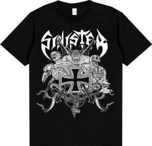 BLACK PAPER t-shirt musik distro SINISTER part 1