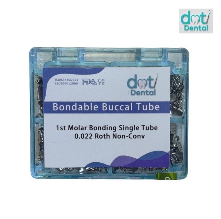 Dot 50 Set/Box Dental Bondable 1st Molar Roth One Piece Non-Conv 022 ...