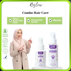 PURELA Paket Combo Hair Care Perawatan Alami untuk Kulit & Rambut Bayi