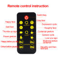 Car LED fun expression light smiley face light rear window multi-function warning gesture light palm light. 
