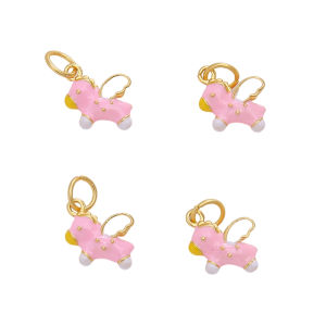 1Pcs Cute Animal Pendant 5mm Hole Alloy Charms Pendants for DIY Bracelet Necklace Keychain Craft Making Jewelry Findings