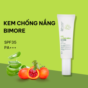 Kem chống nắng Bimore SPF PA+++35 dưỡng da và ngăn tia UVA_UVB_50ml
