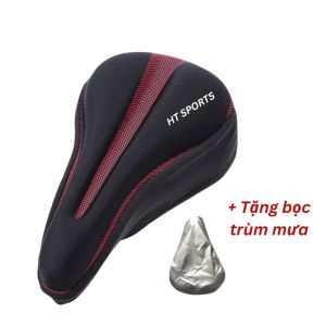 Bọc Yên Xe Đạp HT SPORTS SIÊU DÀY ÊM ÁI THOÁNG KHÍ - Sản phẩm được TẶNG KÈM TÚI CHÙM MƯA YÊN XE