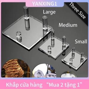 [COD] YANXING1 Acrylic hiển thị đứng chủ Suport Kệ cơ sở cho khoáng sản Rock mẫu vật geode Đá Đồ trang sức nhỏ sưu tầm Rack hiển thị