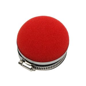 OUREAL Chất liệu xốp Bộ lọc không khí Hình dạng quả bóng Cổng thẳng Ống dẫn khí vào Lưu lượng cao Màu đỏ Bộ phận lọc Độ xe máy