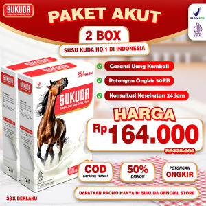 2 Box Sukuda Susu Kuda Lombok Murni 200gr