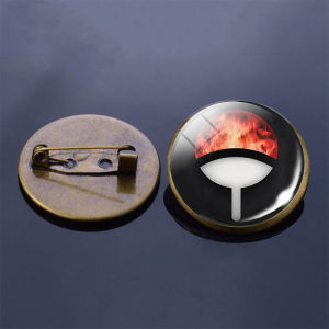 ZJT Naruto Sharingan Badge Cosplay Brooch Anime Pin Fashion Accessories Bag Pendant Collection Gifts JTZ