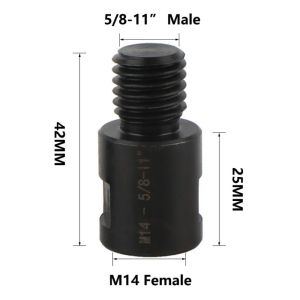 ESH63 M 14 To M 10 Angle Grinder Adapter 5/8-11 Thread Multi-purpose Grinder Conversion Adapter Adapter For Tools Adaptive Shaft Thread Conversion Adapter Diamond Core Drill