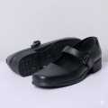 Nikaro sepatu wanita pantofel sekolah paskibra ukuran 37-41 warna hitam. 