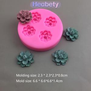 Heabety 1 cái Khuôn Silicone hoa đào hoa anh đào khuôn trang trí bánh Tự làm khuôn làm đá sô cô la Mousse Khay nướng bánh nhà bếp