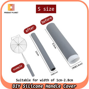 Kitchen Silicone Wok/Pan/Pot Handle Heat Insulation Cover Handle Protector Pull-Out Silicone Handler Holder Hot