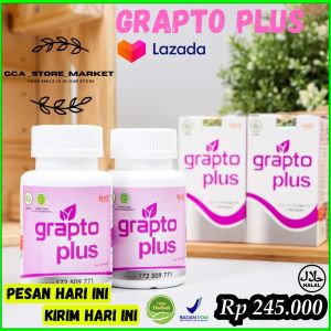 Kapsul Grapto Plus Obat Herbal Ampuh Atasi Ambeien Wasir Susah BAB Benjolan Wasir ORIGINAL