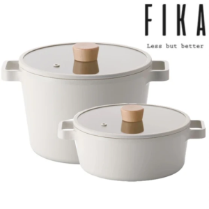 [Hàng chính hãng] Bộ 2 nồi 22cm nông & sâu chính hãng Fika Neoflam - Hàn Quốc. Hàng có sẵn giao ngay