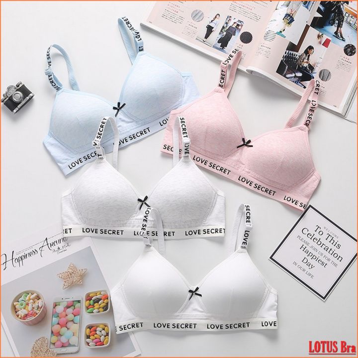 Áo lót ngực nữ sinh Love Secret mút mỏng mềm chất cotton mát ôm