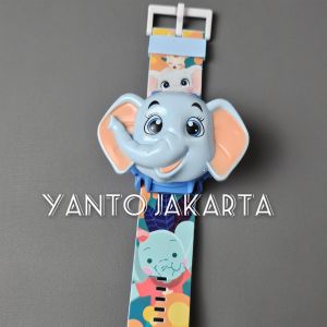 Jam tangan labubu anak proyektor 24 gambar