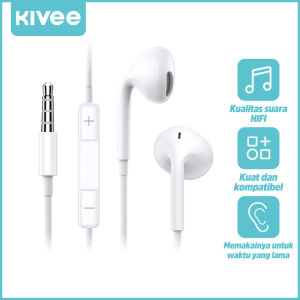 KIVEE headset Earphone gaming musik in ear 3.5mm headset