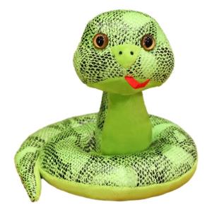 Sturdy PP Cotton Snake Toy Multiple Color Realistic Designs Portable Accessory Craft Supplies for Decoration and Play