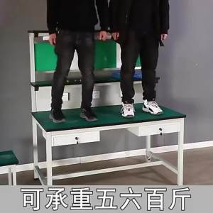 Stainless Steel Anti-Static Movable Workbench with Wheels Production Line Turnover Small Cart Packing Table Operation Table Top