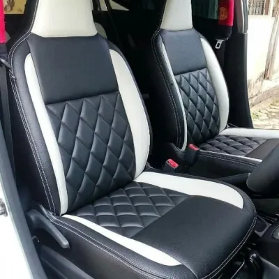 Cover Jok Sarung Jok Mobil Toyota Calya / Sigra - FULLLSET 3 baris Aksesoris Interior mobil kulit sintetis