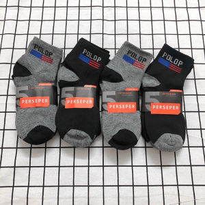 Combo 10 tất nam cổ cao cotton vớ nam co dãn tốt êm chân thoáng khí hút ẩm tốt