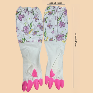 Disposable Nitrile glove Food Grade Glove Apron waterproofing oil-proof With hand towel Apron手套 围裙