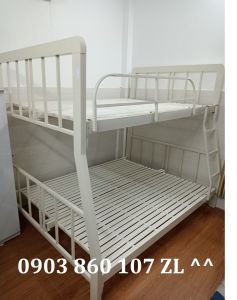Giường tầng hộp vuông giá rẻ sắt 48 cho gia đình giao hàng lắp ráp miễn phí tại tphcm bình dương đồng Nai 1m 1m2 1m4 1m6 1m8 dài 2m