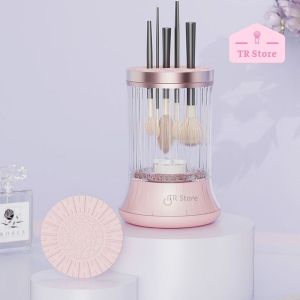 Máy Rửa Cọ Trang Điểm Tự Động Cao Cấp (7000 vòng/phút) - Hai Phiên Bản Sạc Điện & Cắm Dây