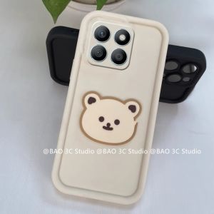 ใหม่ เคสโทรศัพท์ Phone Case Honor X6C HonorX6C Ins ฝาครอบด้านหลังแบบนิ่ม เคสโทรศัพท์ ลายการ์ตูนน่ารักหมีแฟชั่นรวมทุกอย่างป้องกันการตกกันกระแทก Cover 2025