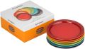Bộ đĩa gốm sứ cầu vồng Le Creuset 22cm. 