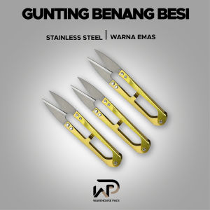 Gunting Benang Besi | Gunting Stainless Steel | Gunting Pemotong Jahitan Benang | Gunting Jahitan Benang Kain Bahan Stainless | Alat Pemotong Jahitan | Thread Clipper