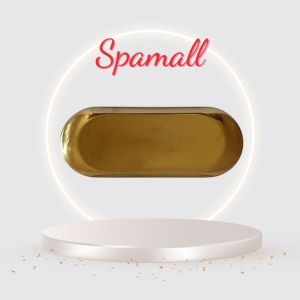 Khay Vàng Đựng Dụng Cụ Y Tế 30x12 cm Đẹp Sang Trong