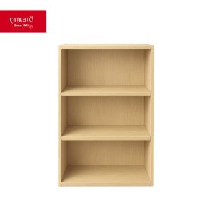 Took Lae Dee ชั้นวางหนังสือ ชั้นวางอเนกประสงค์ 3 ชั้น ดีไซน์มินิมอล เก็บของได้หลากหลาย โครงสร้างไม้พรีเมี่ยม