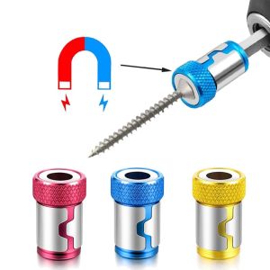 Universal Magnetic Ring 1/4 quot metal Screwdriver Bit Magnetic Ring For 6.35mm Shank Anti-corrosion Drill Bit