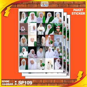 GAMBAR STICKER HABIB LUTHFI BIN YAHYA / STIKER HABIB LUTHFI BIN YAHYA / PAKET STIKER HABIB LUTHFI BIN YAHYA PER 25 PCS / KODESP109