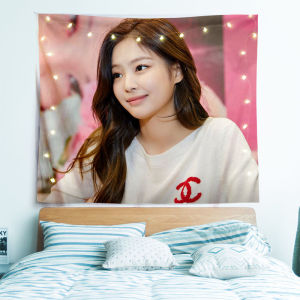 Lisa Tapestry BLACKPINK Decor Hanging Background Wall 3D Printing Cloth Curtain Home Living Room Bedroom Decoration Ins