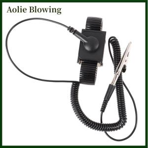 Aolie Anti static work wrist strap ESD adjustable discharge belt ground metal bracelet