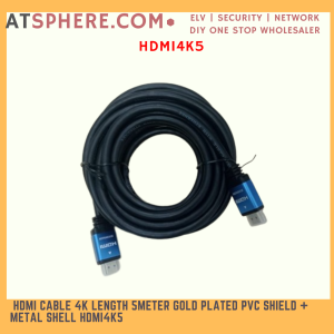Hdmi Cable 4K High Quality Image 5M 5 Meter Gold Plated PVC Shield + Metal Shell Suit TV Monitor Computer Laptop HDMI4K5