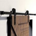 2.44/1.83M Rel Pintu Geser Sleding Barn Door Pintu Geser Industrial / Set barn door untuk Rel Geser Pintu Kayu Gudang lebar pintu / Rel Pintu Geser Door Track sliding door Hardware Rel Pintu Sleding untuk ukuran pintu. 