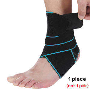 1 PCS Sports Ankle Brace Breathable Ankle Support Adjustable Ankle Stabilizer with Compression Wrap Support for Men Women