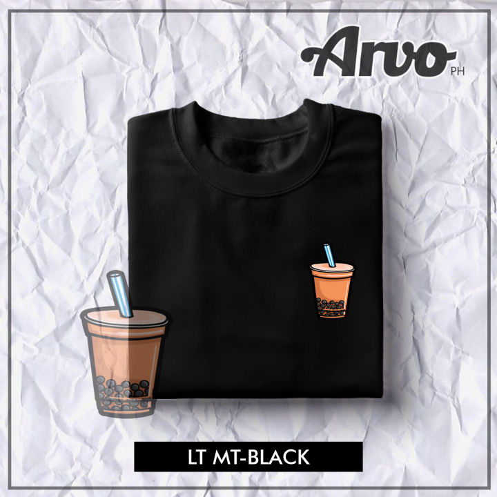 ARVO PH - Milk Tea Graphic Logo Tee Boba Milktea | Lazada PH