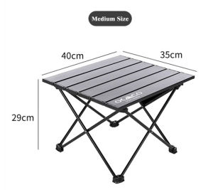 SUOMUEN  Foldable Table For Outdoor Camping Aluminum Alloy Picnic Chair Outdoor Table Camp Table